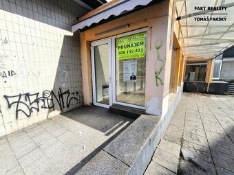 Představujeme Vám obchodní prostory k pronájmu v centru Ústí