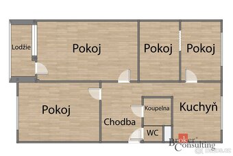 Pronájem, byty/4+1, 76 m2, Strážnická 1006/22, 32300 Plzeň, 