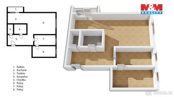 Zprostředkuji Vám prodej bytu 3+1 o užitné ploše 66 m² po re