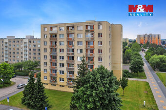 Pronájem bytu o dispozici 1+1 s lodžií v Pardubicích, na Dub