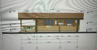 Prodám zahradní domek/srub s kulatin 20cm Výsoky3150mmširoky
