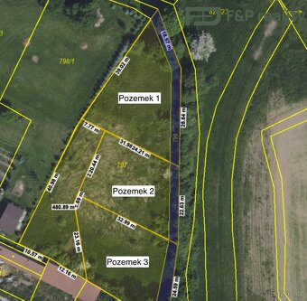 Prodej stavebního pozemku 584 m² - Na plánku jako pozemek č.