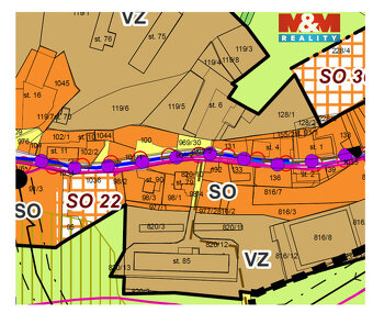 Nabízíme k prodeji stavební pozemek o rozloze 1 156 m² nachá