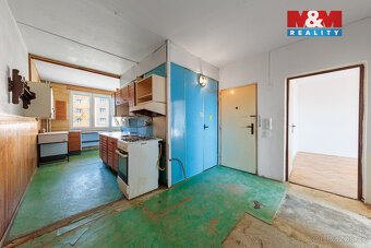 Slunný byt o dispozici 2+1 a výměře 59 m² ve 2. nadzemním po
