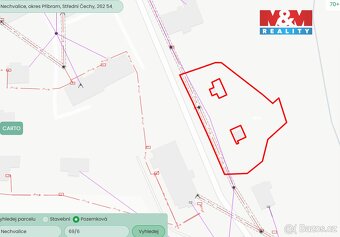 Nabízíme k prodeji 2 pozemky o celkové výměře 405 m2, který 