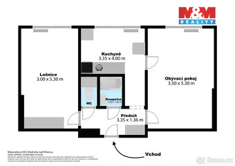 Nabízíme k prodeji byt 2+1 o užitné ploše 48 m² v panelovém 