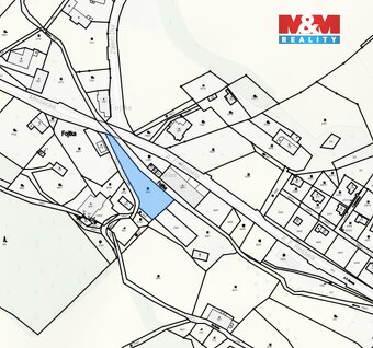 Nabízíme k prodeji pozemek o rozloze 1257 m², který se nachá