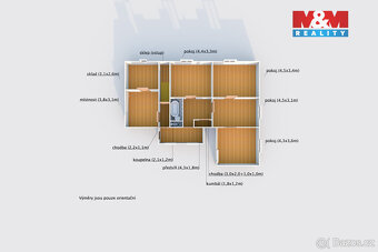Nabízíme k prodeji prostorný byt 3+1 o užitné ploše 114 m² v
