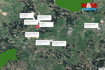 Nabízíme k prodeji rovinatý pozemek o celkové výměře 1 552 m