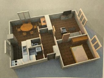 Pronájem bytu 3+kk o výměře 64 m2 - Lokalita: Stárkov - Byt 