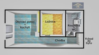 Nabízím k pronájmu moderní byt o dispozici 2kk a výměře 41,4