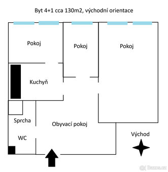Pronájem 4+1, (ul. Moskevská), Liberec- centrum
---
PROSTORN