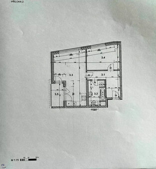 Nabízíme k pronájmu byt 2+kk o ploše 57 m2 + balkón 5 m2 v P