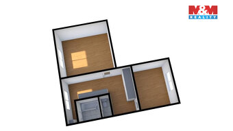 Nabízíme k prodeji byt o dispozici 2+1 a užitné ploše 50 m² 