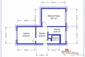 Prodej, byty/2+1, 52 m2, Křimická, 31800 Plzeň, Plzeň-město 
