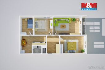 Hledáte prostorný byt pro rodinu se vším co rodina potřebuje