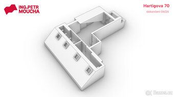 Nabízíme k prodeji moderní byt 2+kk o celkové ploše 52,6 m² 