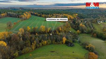 Prodej pozemku o výměře 6046 m² v obci Bílá, část Hradčany u