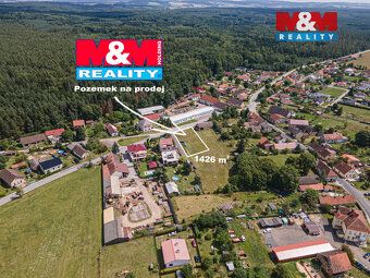 Nabízíme k prodeji atraktivní pozemek k bydlení o rozloze 14