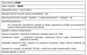 Máte zájem si postavit rodinný dům na pozemku s velkorysou v
