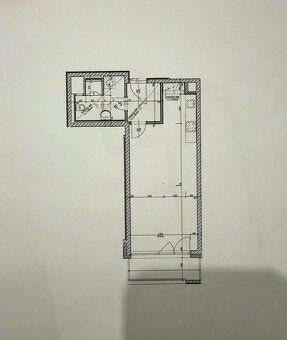 Pronájem bytu 1+kk 44,7 m² s balkonem a sklepem, ul. Poděbra