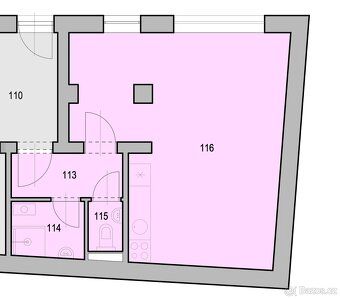 Nabízím k pronájmu kompletně zrekonstruovaný byt 1+kk na uli