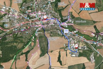 Prodej komerčního pozemku o výměře 2 736 m² v Domažlicích, u