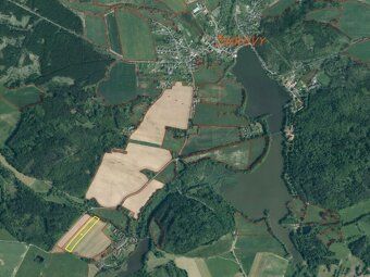 Propachtuji pole - orná půda 18.091 m2. Percelní číslo 1383,