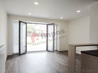 Pronájem moderního bytu 3kk 68m2 v přízemí domu se zahradou 