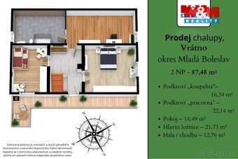 Nabízíme k prodeji samostatně stojící chalupu v klidné části
