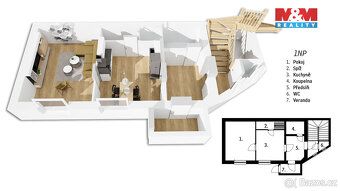 Nabízíme ke koupi tento rodinný dům dispozičně řešen jako 4+