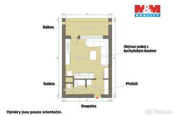 Exkluzivně Vám představuji pronájem bytu o velikosti 1+kk, k
