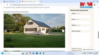 Pozemek s výstavbou modulového domu na klíč – Plasy, Nebřezi