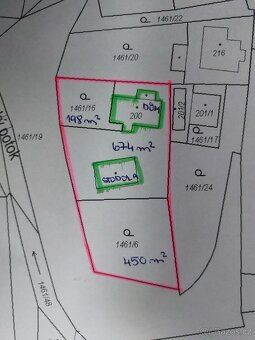 Dešenice / Nýrsko - 1322 m2 , prodej původního rodinného dom