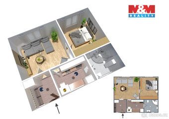 Nabízíme k prodeji byt 2+1 o užitné ploše 47 m² ve vyhledáva