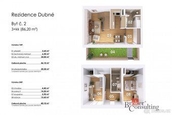 Prodej, byty/3+kk, 90 m2, 37384 Dubné, České Budějovice [ID 