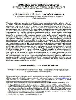 DIAMO, státní podnik, odštěpný závod Karviná se sídlem Sirot