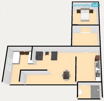 Nabízíme k pronájmu luxusně zařízeného hotelového apartmánu 