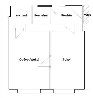 Nabízím k krátkodobému pronájmu byt o dispozici 2+kk a výměř