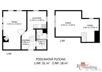 Prodej chaty 49 m², pozemek 3509 m²Chcete utéct od ruchu měs