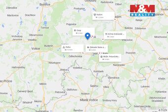 Prodej slunného stavebního pozemku 1 168 m² v Sedlečku u Vel