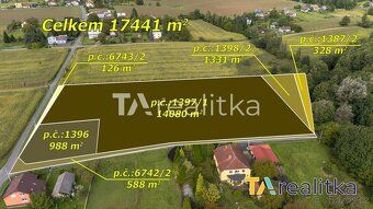 Exkluzivně nabízíme ke koupi stavební pozemek o vel. 988m2 s