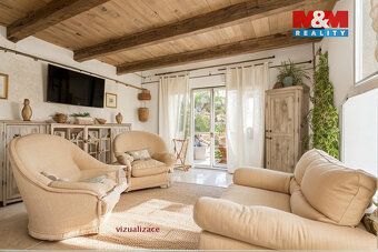 Nabízíme vám dvoupodlažní rodinný dům o ploše 121 m2, s disp