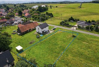 Stavební pozemek 1092 m² – Radíkov u Hranic Kompletní inžený
