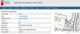 Nabízím jako přímý majitel k prodeji pozemek v centru Vizovi