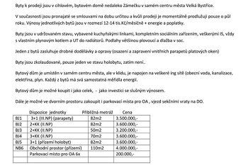 Prodej BD od přímého vlastníka, nedaleko Zámečku v samém cen
