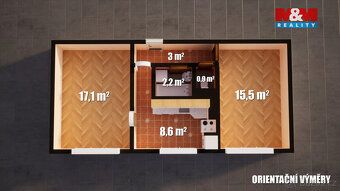Nabízíme k prodeji družstevní byt 2+1 o užitné ploše 49 m² v