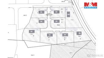 Prodej souboru pozemků o celkové výměře 15 939 m², z nichž 9