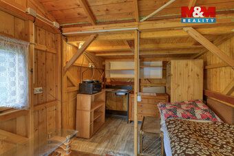 Nabízím k užívání útulnou dřevěnou chatku (13,2 m²) v klidné