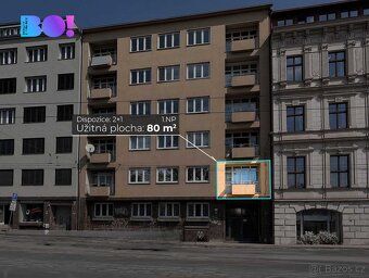 BO! Vám nabízíme k prodeji prostorný byt o dispozici 2+1 a c